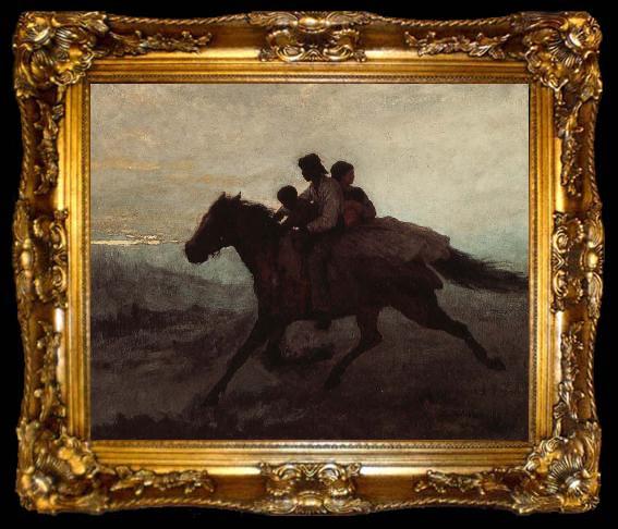 framed  Samuel John Peploe Freeden gallop, ta009-2
